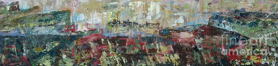 Landscape Painting - View From a Cliff - SOLD by Judith Espinoza Landscape Painting - View From a Cliff - SOLD by Judith Espinoza