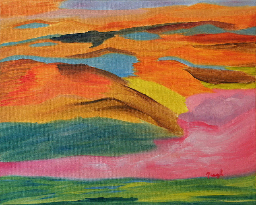 View From Above Painting by Meryl Goudey