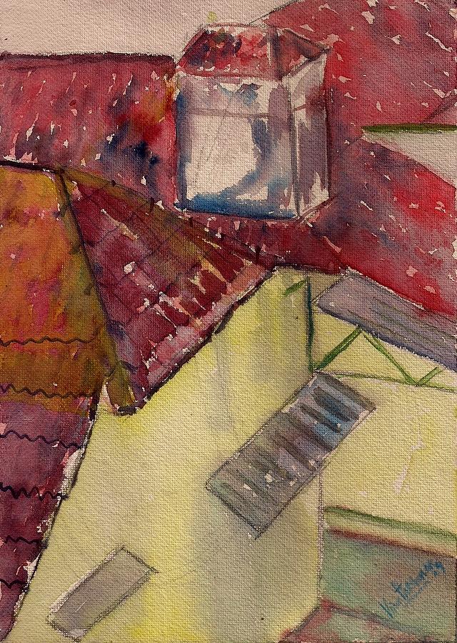 House Painting - View From Above by Vineeth Menon