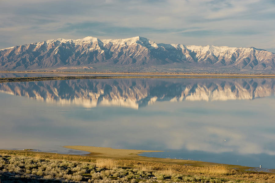 Salt Lake City Photograph - View From Antelope Island Causeway by Howie Garber