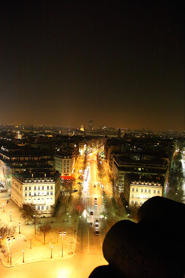 View from Arc de Triomphe - Paris France - 011310 Photograph by DC Photographer