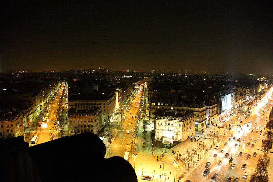 Paris Photograph - View from Arc de Triomphe - Paris France - 011317 by DC Photographer