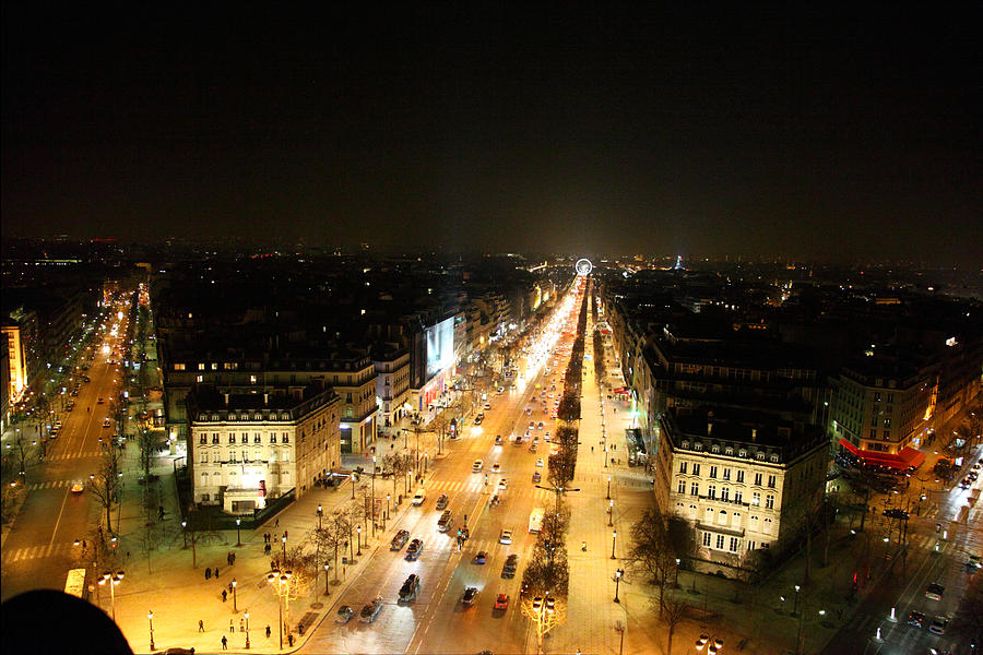 Paris Photograph - View from Arc de Triomphe - Paris France - 011319 by DC Photographer