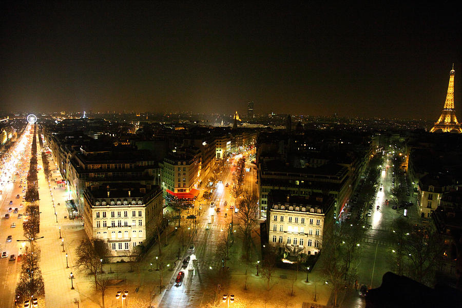 Paris Photograph - View from Arc de Triomphe - Paris France - 011321 by DC Photographer
