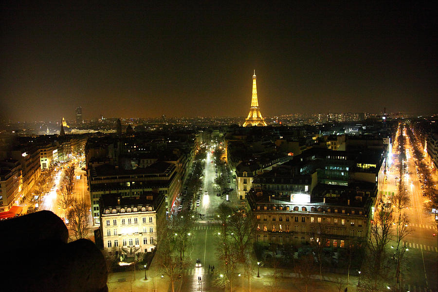 Paris Photograph - View from Arc de Triomphe - Paris France - 011323 by DC Photographer
