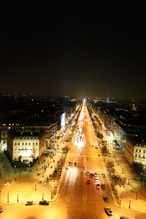 Paris Photograph - View from Arc de Triomphe - Paris France - 01136 by DC Photographer