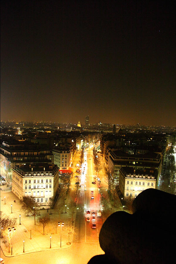 Paris Photograph - View from Arc de Triomphe - Paris France - 01139 by DC Photographer