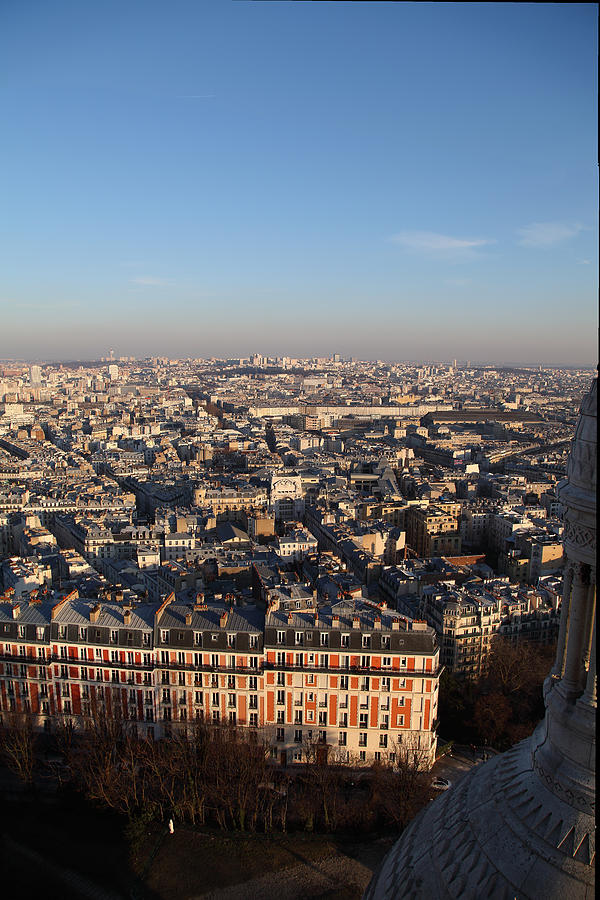 View from Basilica of the Sacred Heart of Paris - Sacre Coeur - Paris France - 011330 Photograph by DC Photographer