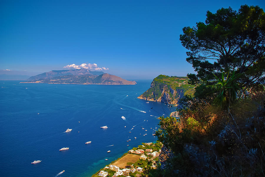 View from Capri Photograph by Dany Lison
