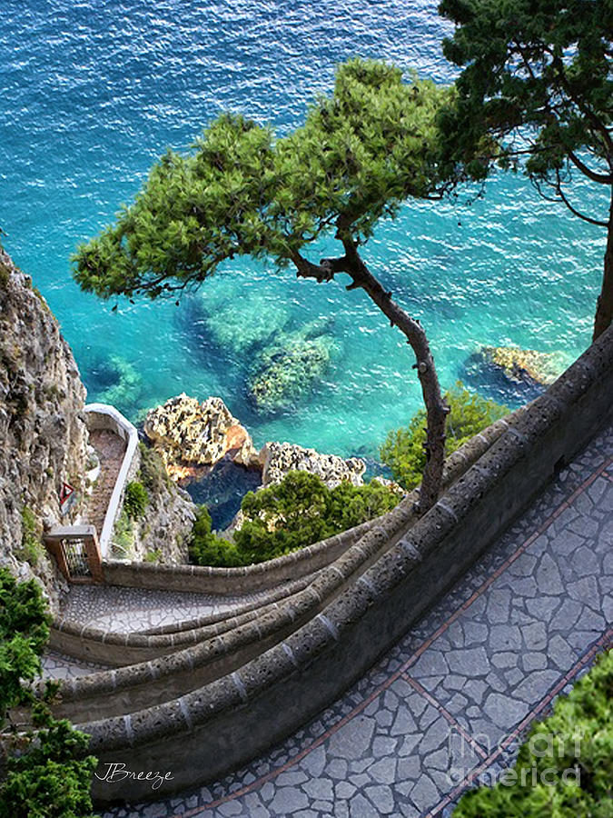 View from Capri.Italy Photograph by Jennie Breeze