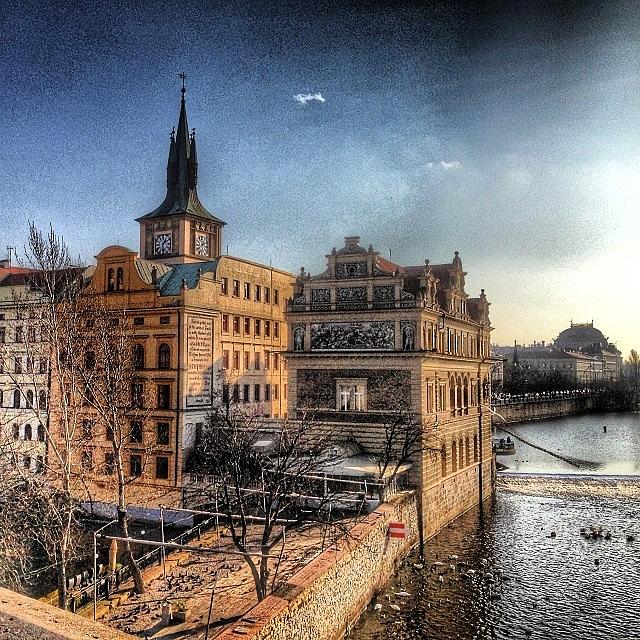 Architecture Photograph - #view From #charles #bridge #karlův by Aida Sheikholeslami