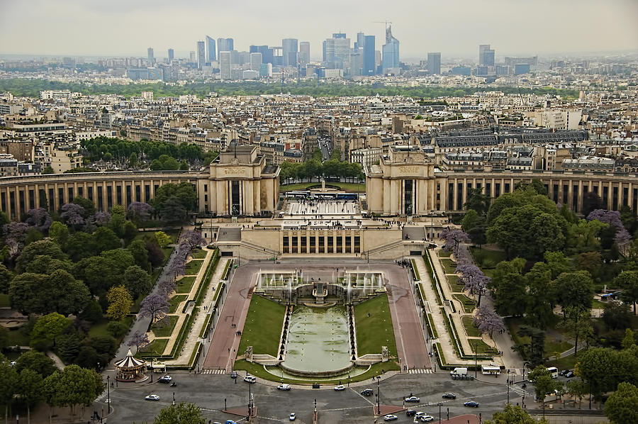 View from Eiffel Tower - Paris Photograph by Jon Berghoff - Fine Art ...