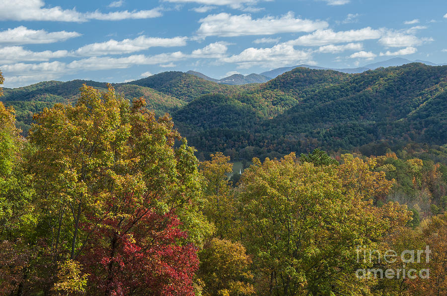 Fall Photograph - View from Foothills Parkway by Ricky Smith