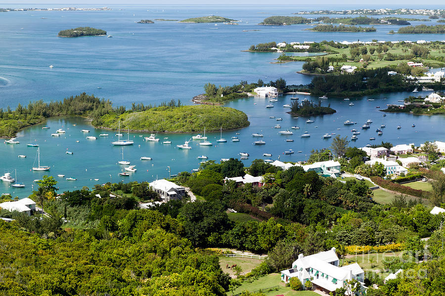 View from Gibb's Hill Lighthouse Photograph by John Gaffen - Fine Art ...