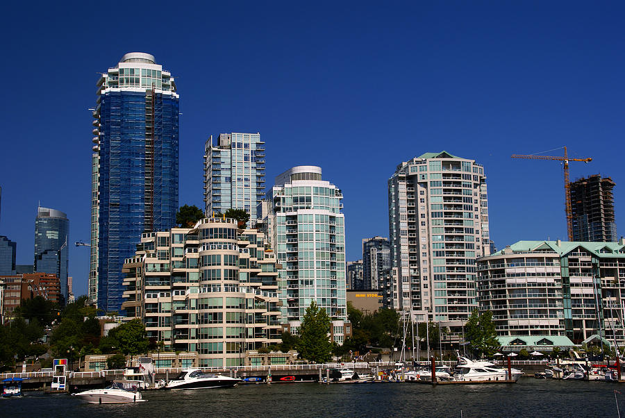 View From Granville Island North Photograph by Robert Lozen