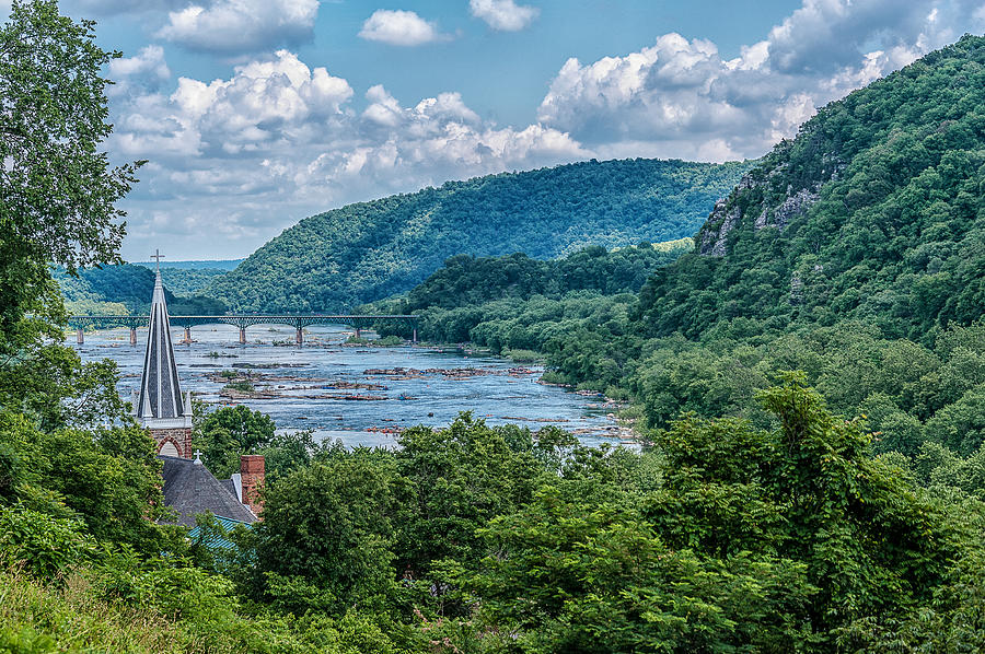 View from Harpers Ferry Photograph by All Around The World | Fine Art ...