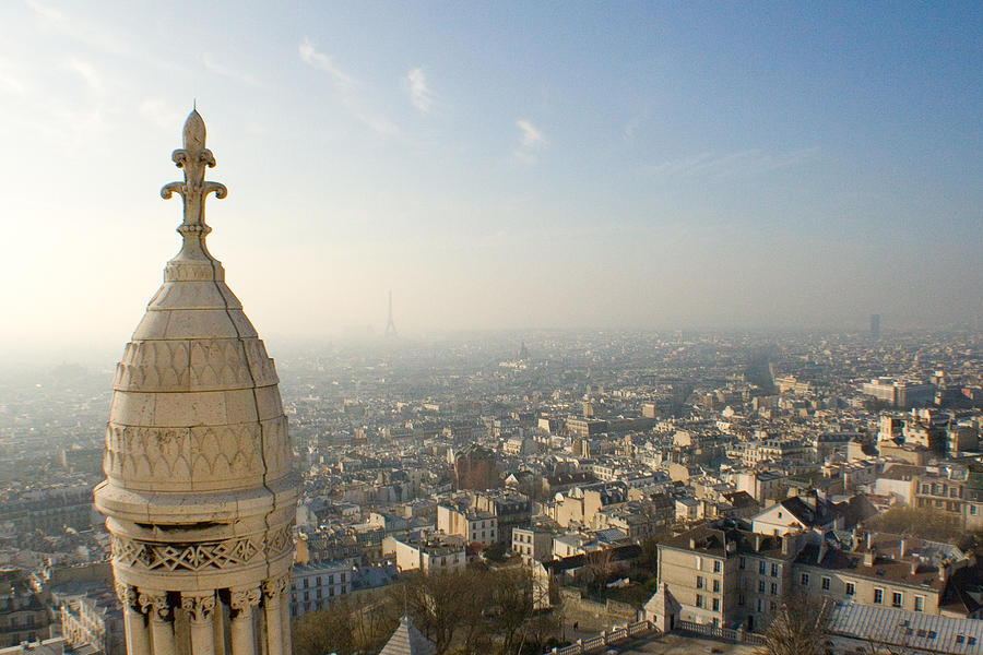 View from Montmartre Photograph by Jon Emery