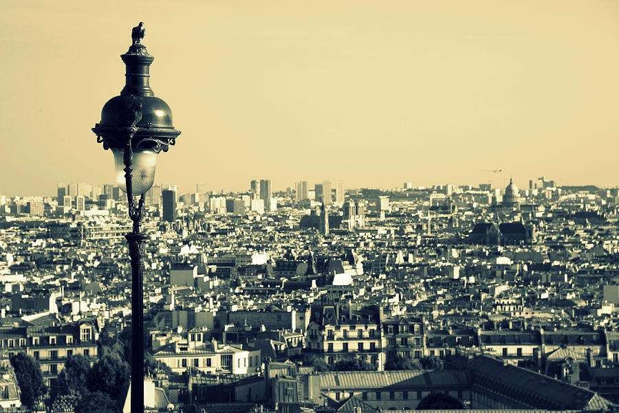 View from Montmatre in Paris Photograph by Chevy Fleet