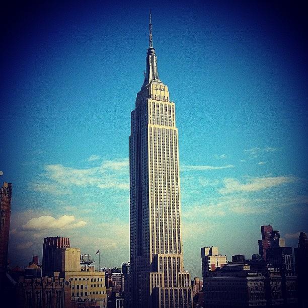 New York City Photograph - View From My Office. Beautiful Day In by Matthew Tarro