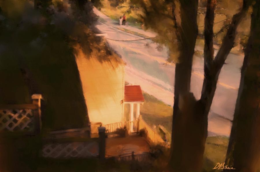 View from my Window on a Summer Afternoon  B-3 Painting by Diane Strain
