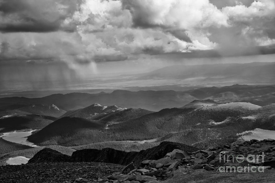 View from Pikes Peak Photograph by CJ Benson