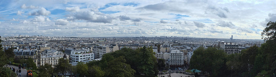 View from Sacre Coeur Photograph by Hugh Smith
