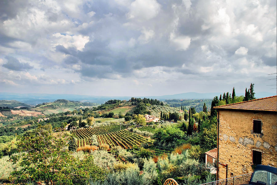 View from San Gimignano Photograph by Andrei SKY