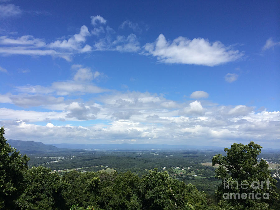 View from Skyline Drive Photograph by Kerri Farley