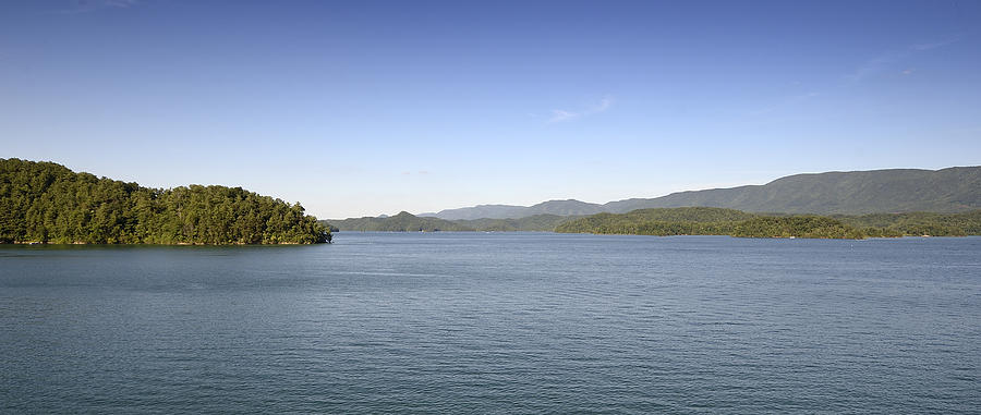 View from South Holston Dam - Tennessee Photograph by Brendan Reals