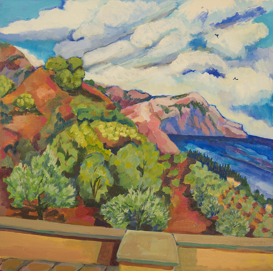 View from Terrace Crete by Doris Lane Grey View from Terrace Crete by Doris Lane Grey