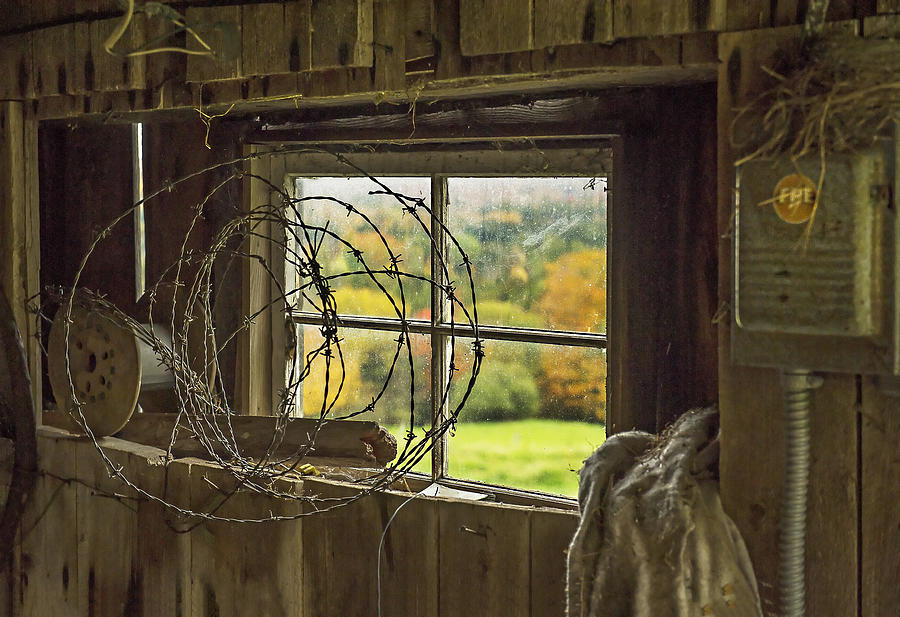 View from the Barn Window Photograph by Gordon Ripley