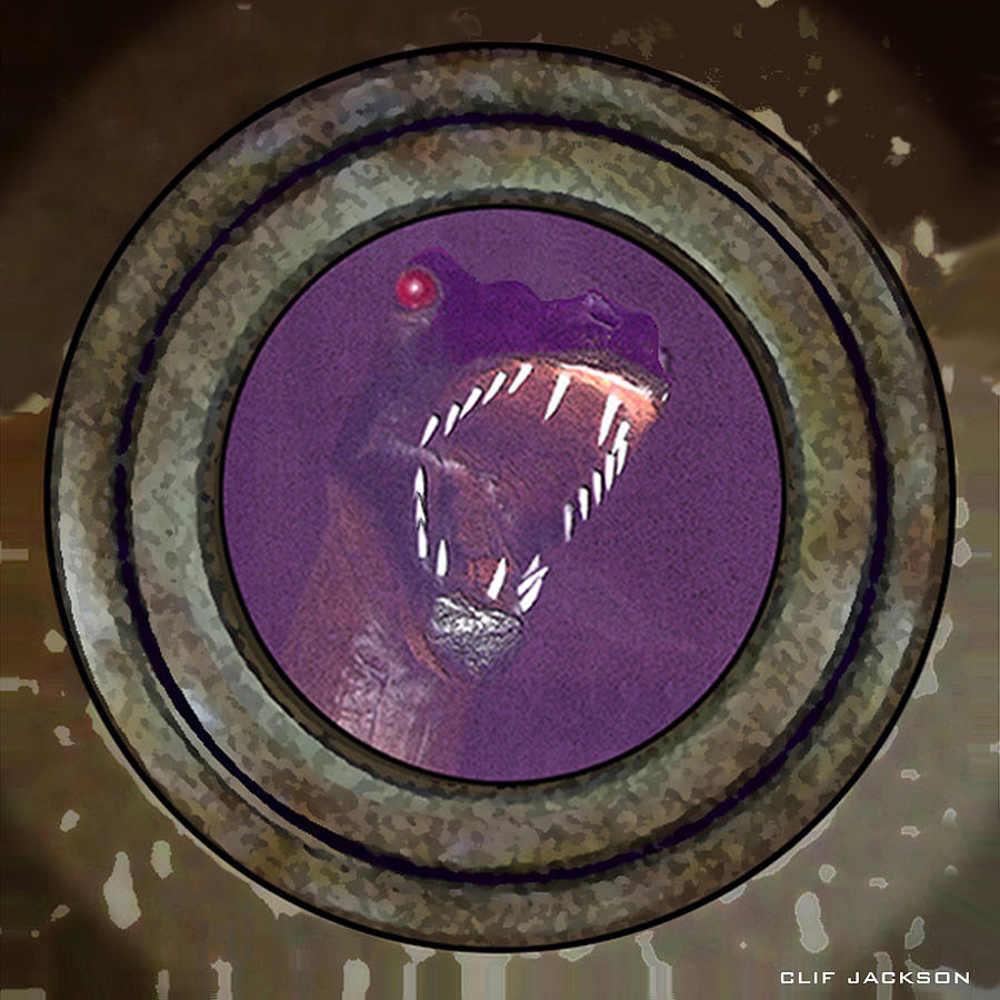 Dragon Digital Art - View from inside the Diving Bell by Clif Jackson