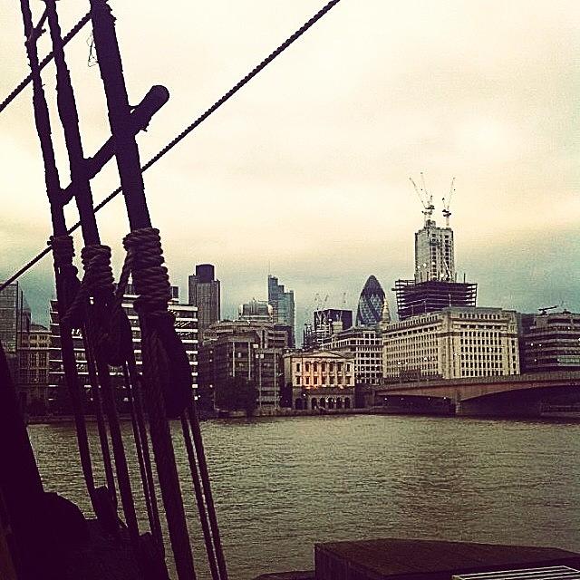 London Photograph - View From The Golden Hinde #riverthames by Jemma Walsh