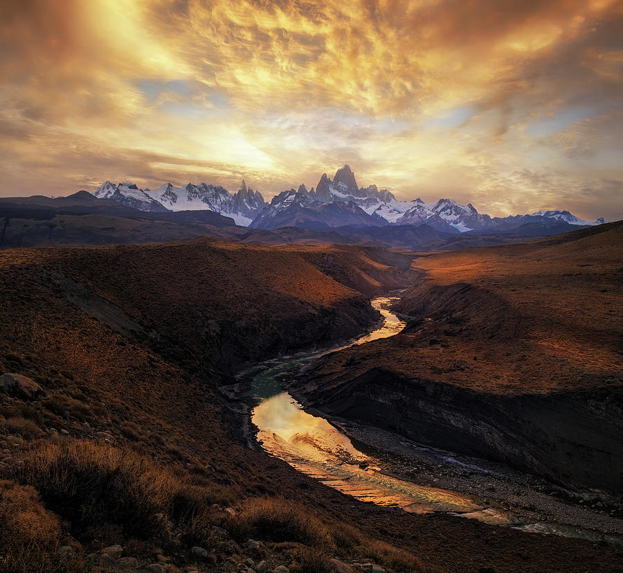 Mountain Photograph - View From The Gorge by Yan Zhang