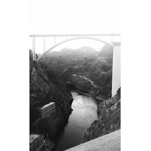 Vscocam Photograph - View From The Hoover Dam.  #vscocam by Janel Erikson