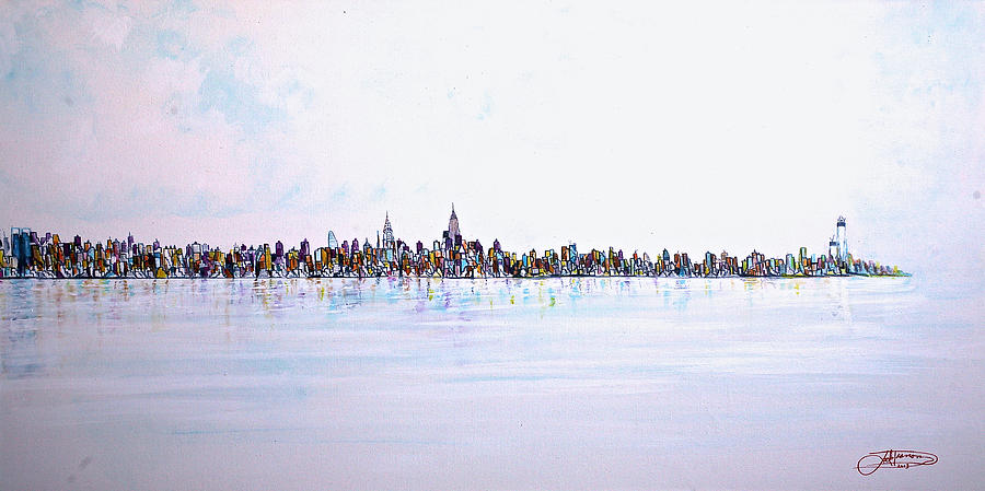 View From The Hudson Painting by Jack Diamond