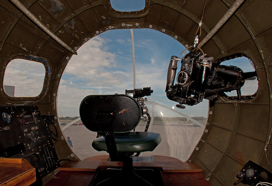 View From The Nose Of Memphis Belle Photograph by John Black