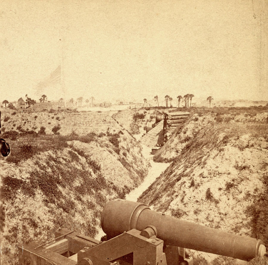 View Photograph - View From The Parapet Of Fort Moultrie by Litz Collection