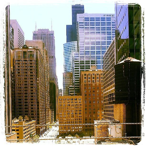 Chicago Photograph - View From The Parking Garage by Katie Basil