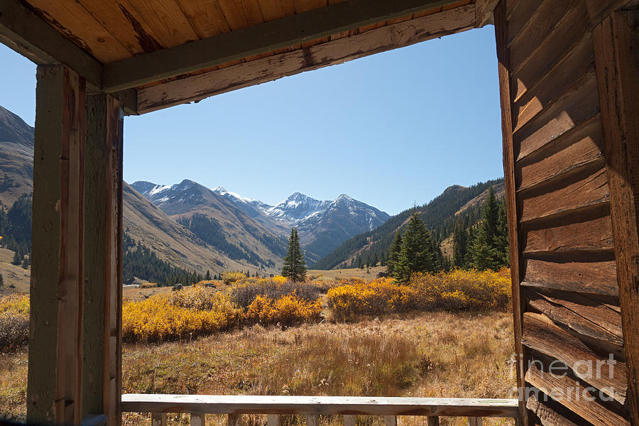 View from the Porch in Animas Forks Photograph by Fred Stearns