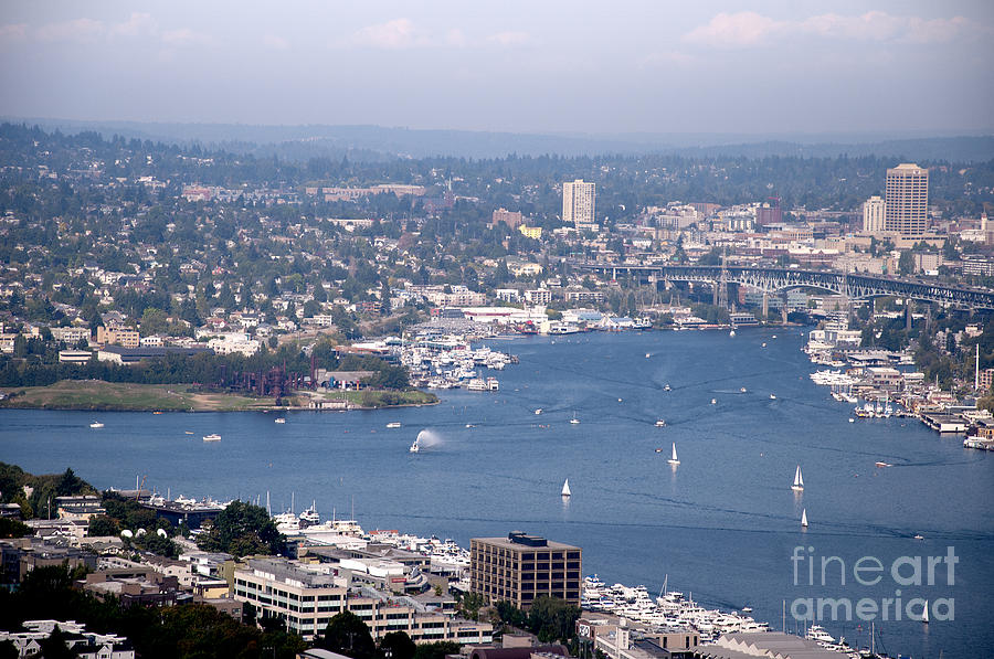 View from the Space Needle Photograph by Brenda Kean