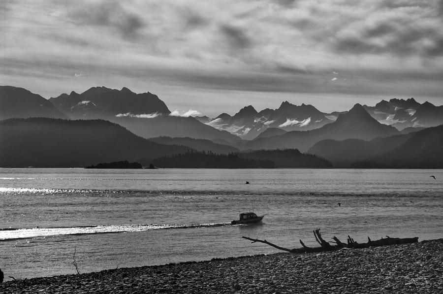 Mountain Photograph - View from the Spit by Ed Kelley