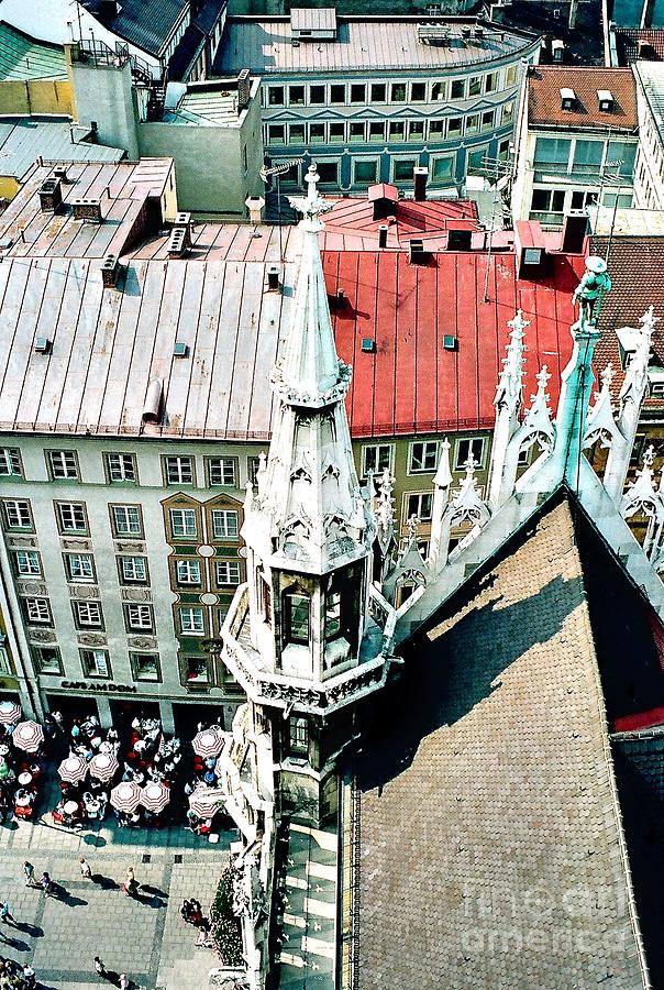 View from the Top of Munich City Hall Photograph by Phyllis Kaltenbach