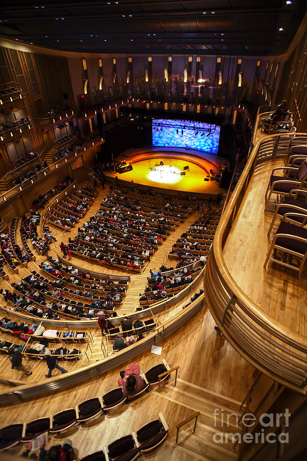 View from the Upper Balcony at Strathmore Music Center Photograph by William Kuta