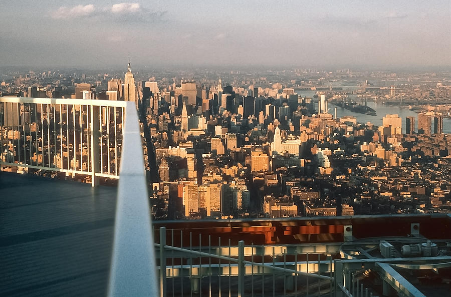New York City Photograph - View From WTC Observation Deck 1976 by Kellice Swaggerty