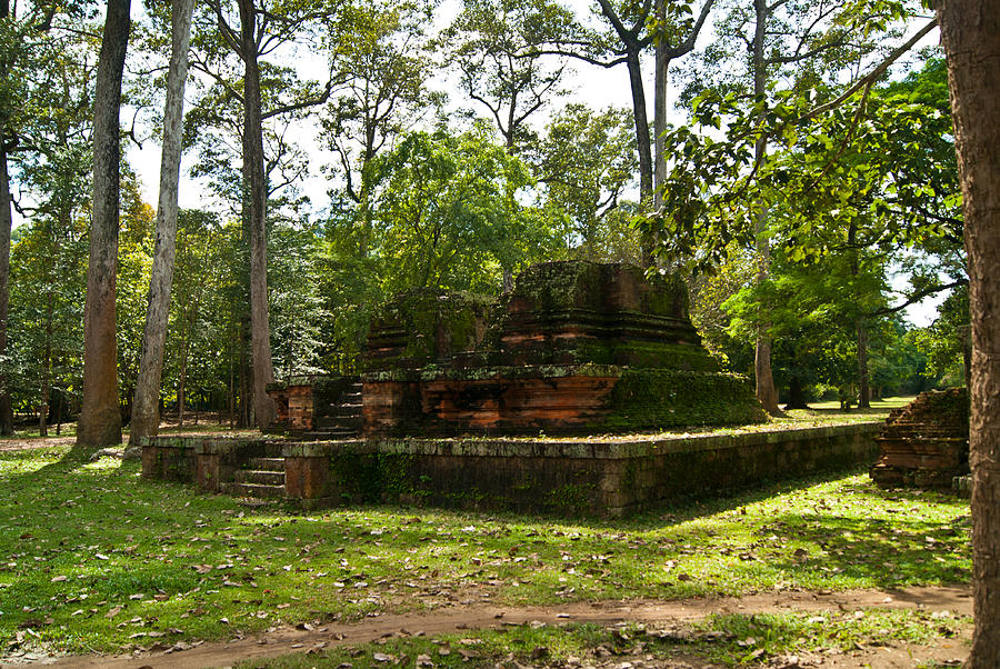 View in Angkor Thom Photograph by James Gay