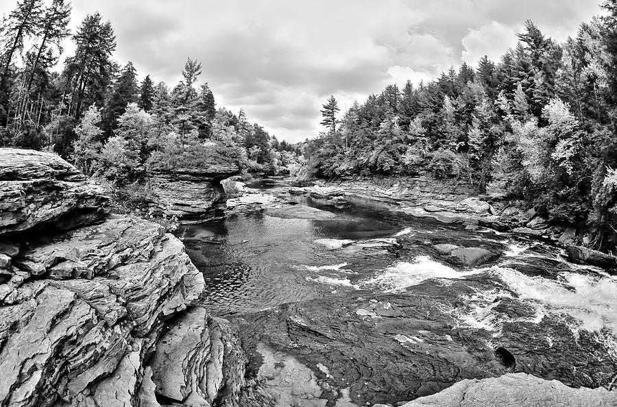 View looking down from Swallow Falls Photograph by SCB Captures