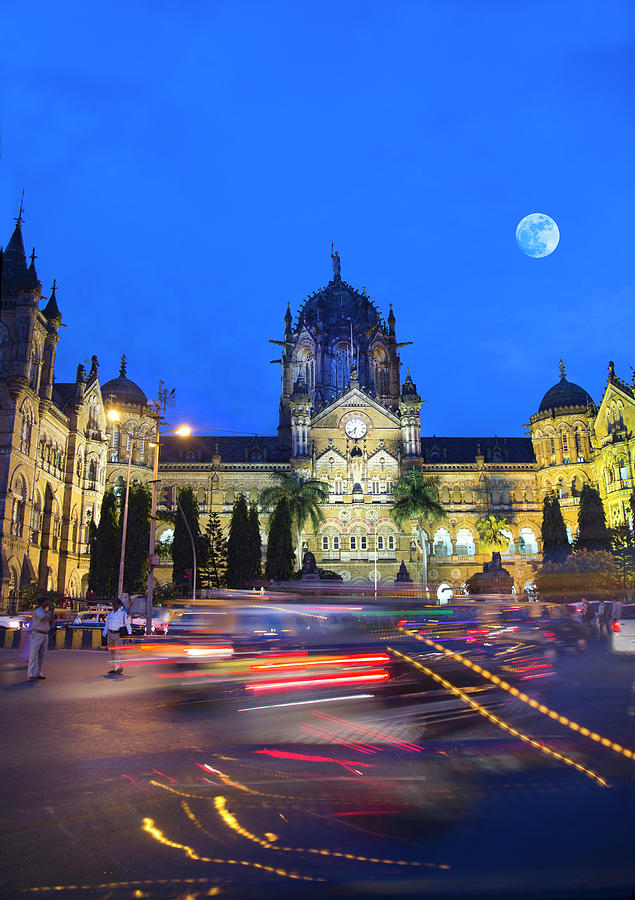 View O Mumbai Train Station Photograph by Grant Faint