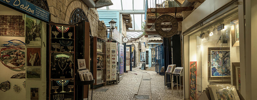 View Of A Market, Safed Zfat, Galilee Photograph by Panoramic Images