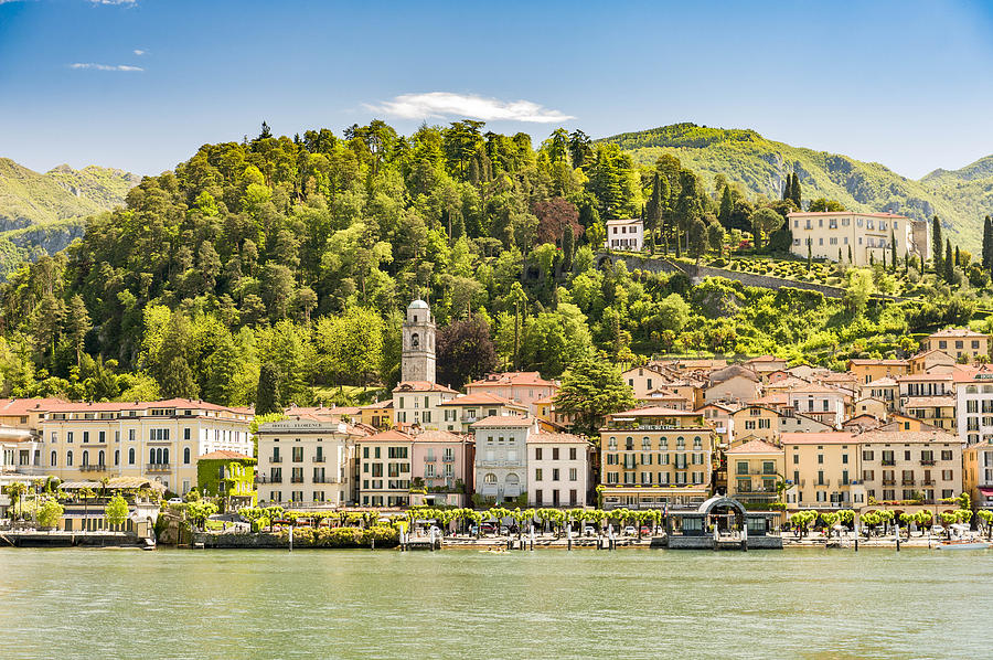 View of Bellagio from Lake Como, Lombardy, Italy Photograph by © Ian Laker Photography